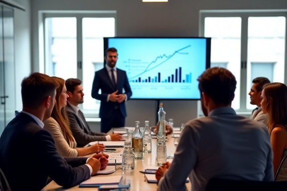 People attending a financial workshop